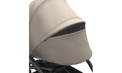 Poussette YOYO³ nouveau-né 0+ Taupe, chassis Noir