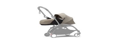 YOYO³ Stroller Newborn  0+ Taupe, black frame