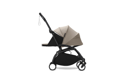 Poussette YOYO³ nouveau-né 0+ Taupe, chassis Noir
