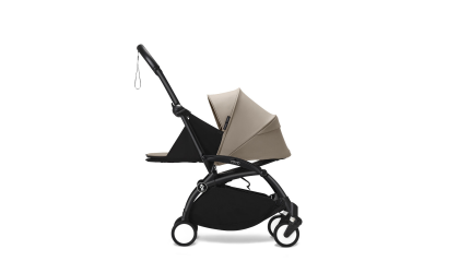 YOYO³ Stroller Newborn  0+ Taupe, black frame