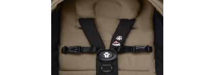 YOYO³ Stroller Newborn  0+ Toffee, black frame