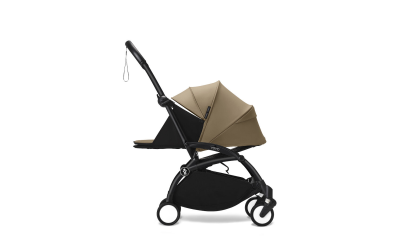 YOYO³ Stroller Newborn  0+ Toffee, black frame