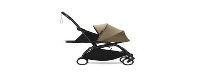 YOYO³ Stroller Newborn  0+ Toffee, black frame