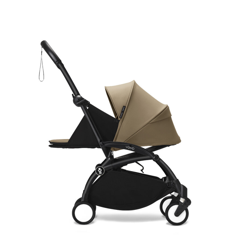 YOYO³ Stroller Newborn 0+ Toffee, black frame YOYO³ Stroller Newborn 0+ Toffee, black frame