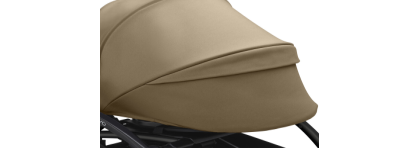 YOYO³ Stroller Newborn  0+ Toffee, black frame