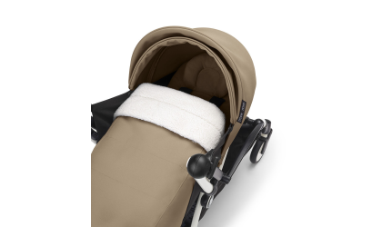 YOYO³ Stroller Newborn  0+ Toffee, black frame