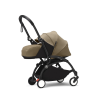 YOYO³ Stroller Newborn  0+ Toffee, black frame