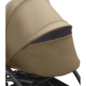 YOYO³ Stroller Newborn  0+ Toffee, white frame