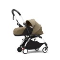 YOYO³ Stroller Newborn  0+ Toffee, white frame
