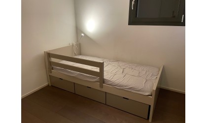 Bed 90x200 with drawers  Asoral MUBA - second hand