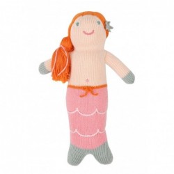 Petite peluche en tricot – Melody la sirène