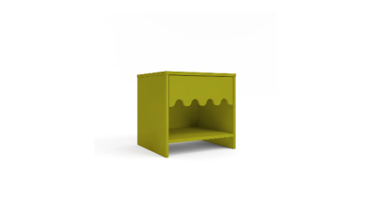 Moss bedside table - Bold, functional design