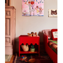 Moss bedside table - Bold, functional design