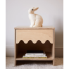 Moss bedside table - Bold, functional design