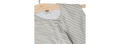 Gigoteuse d’été 0-6 - Gray stripes - Petit Toi Lausanne