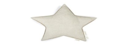 French linen star cushion - Nobodinoz