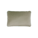 Eco Velvet 2-sided cushion - Olive green  NOBODINOZ