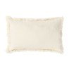 coussin rectangulaire à franges  - Nobodinoz