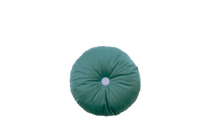Eco Velvet round cushion - Jungle green NOBODINOZ