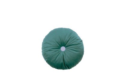 Eco Velvet round cushion - Jungle green NOBODINOZ