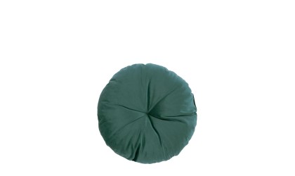 Eco Velvet round cushion - Jungle green NOBODINOZ