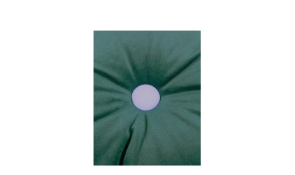 Eco Velvet round cushion - Jungle green NOBODINOZ
