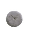 Coussin rond Eco Velvet -Gris ardoise NOBODINOZ