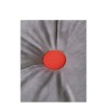 Coussin rond Eco Velvet -Gris ardoise NOBODINOZ