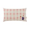Coussin Lino Embroids - Tulipes roses