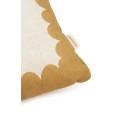 Coussin Vibes Lin - Moutarde NOBODINOZ