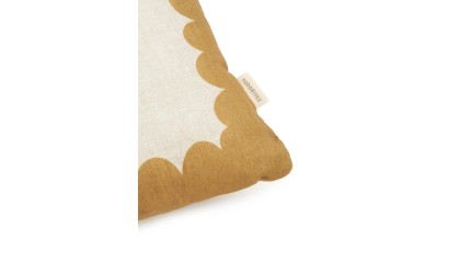 Vibes cushion Linen -Mustard NOBODINOZ