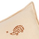 Lino Embroids cushion - Sand NOBODINOZ