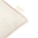 Lino Embroids cushion - Greige NOBODINOZ