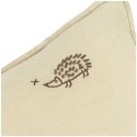 Coussin rectangulaire Lino Embroids - Green Tea NOBODINOZ