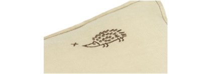 Coussin rectangulaire Lino Embroids - Green Tea NOBODINOZ