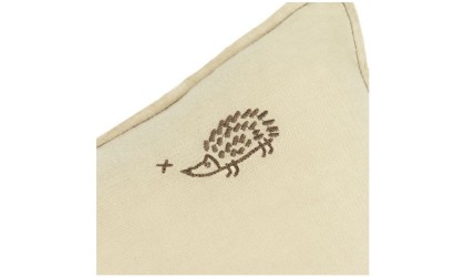 Lino Embroids cushion - Green Tea NOBODINOZ