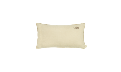 Lino Embroids cushion - Green Tea NOBODINOZ