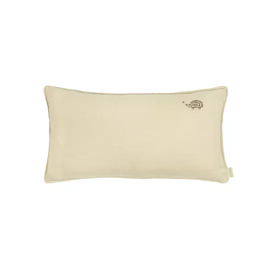 Lino Embroids cushion - Green Tea NOBODINOZ