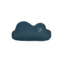 Coussin Nuage lin français Bleu - Nobodinoz