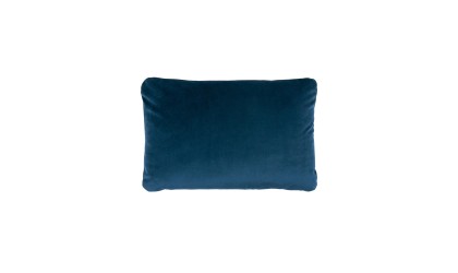 Coussin Eco Velvet 2 faces - Bleu nuit  NOBODINOZ