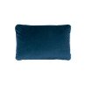 Coussin Eco Velvet 2 faces - Bleu nuit  NOBODINOZ