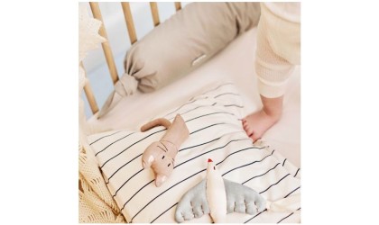 Organic cotton bed snake for baby bed - Dear April