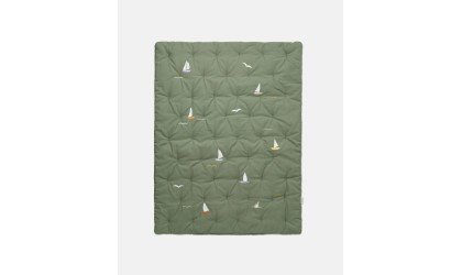 Play mat Organic cotton , Sailboats - Dear April