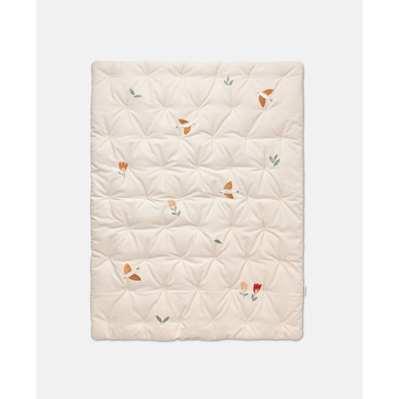 Play mat Organic cotton , Birds - Dear April