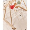 Play mat Organic cotton , Birds - Dear April