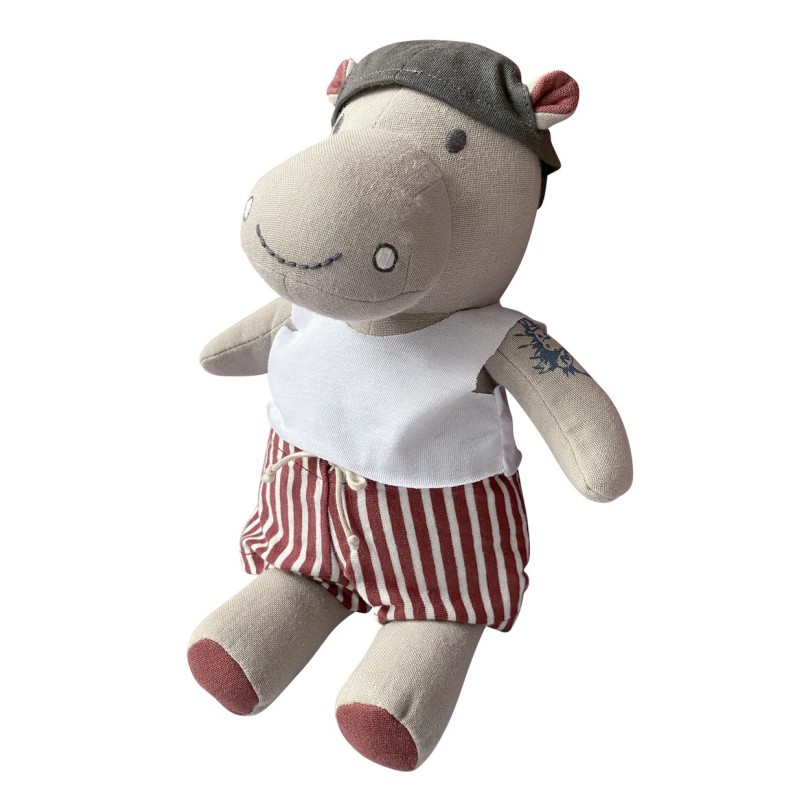 Hippo music soft toy