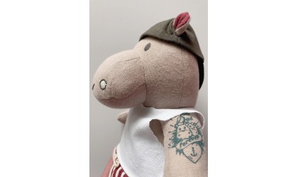 Peluche musicale Hippo