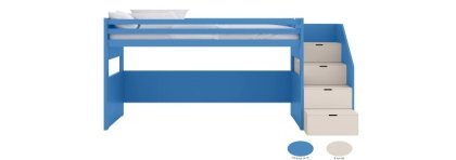 Lit mezzanine pour enfants entièrement personnalisable – Modulaire