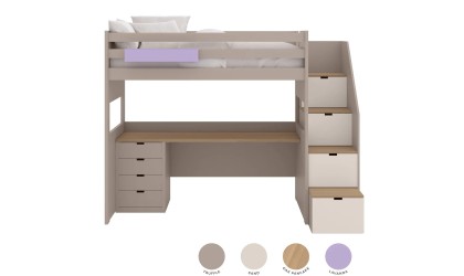 Lit mezzanine pour enfants entièrement personnalisable – Modulaire