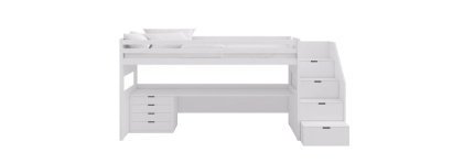 Lit mezzanine pour enfants entièrement personnalisable – Modulaire